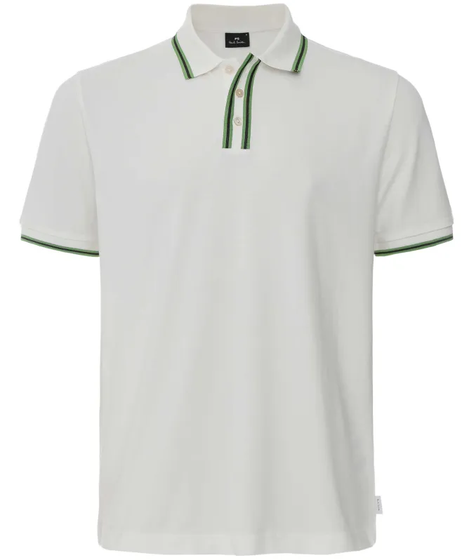 Paul Smith Striped-Trim Polo Shirt
