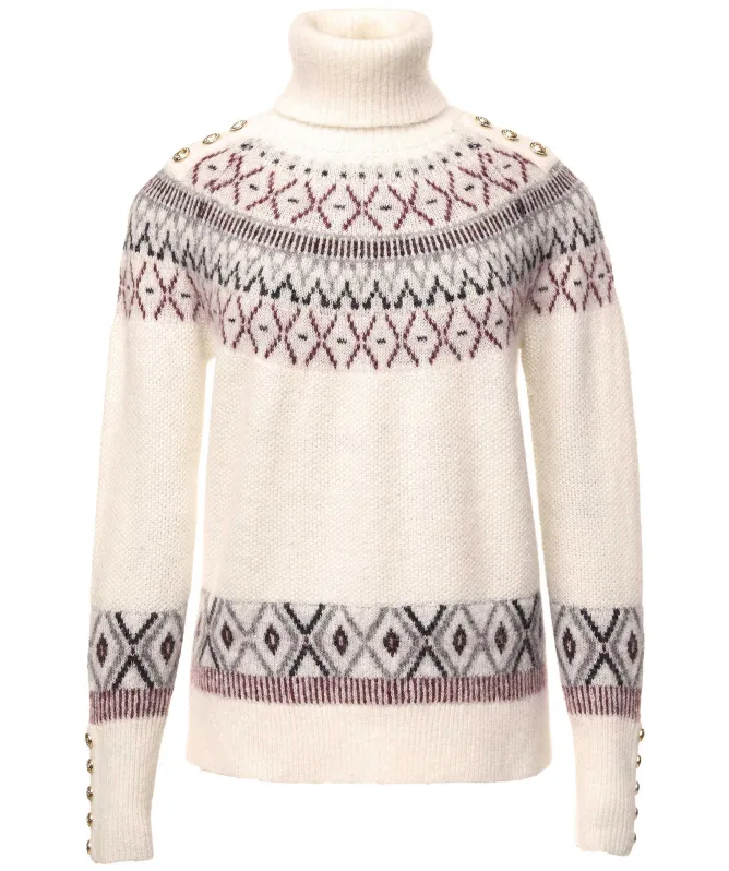 Holland Cooper Fairisle Turtleneck Jumper
