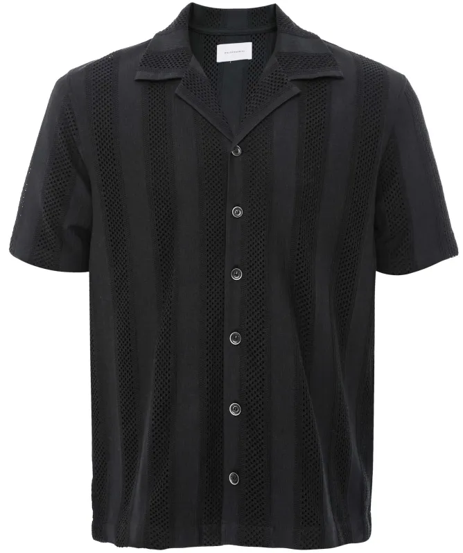 Baldessarini Perforated Stripe Piko-1 Shirt