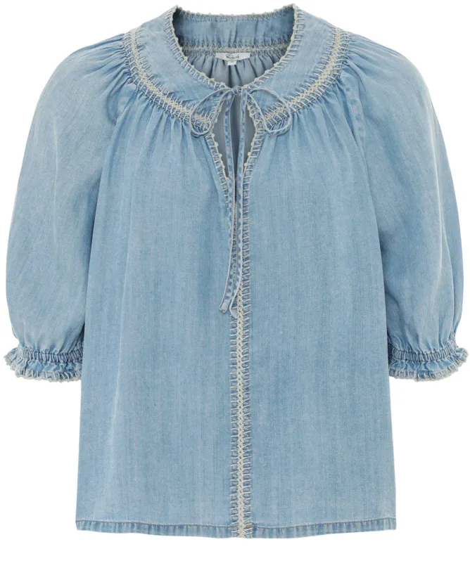Rails Belina Tie-Neck Blouse