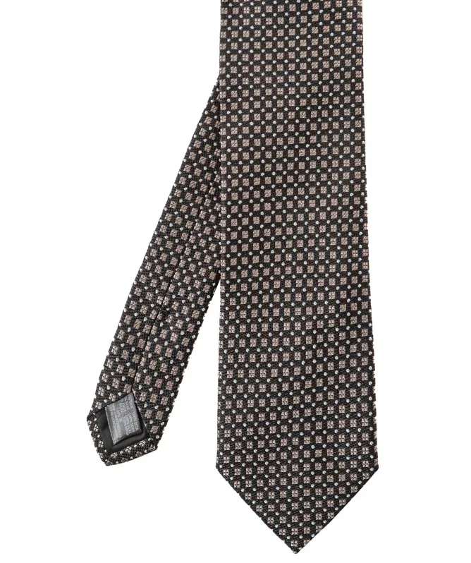 Amanda Christensen Silk Micro Pattern Tie