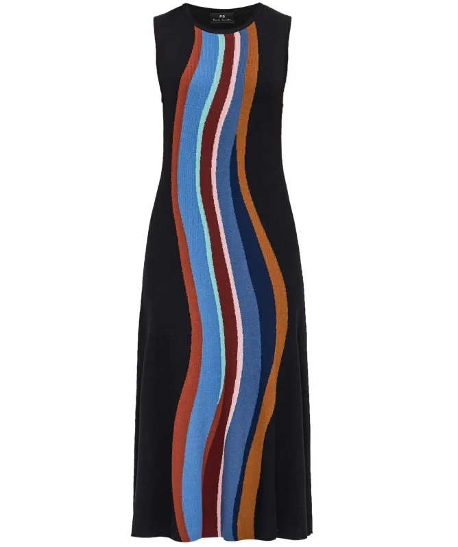 Paul Smith Rib Knit Merino Wool Dress