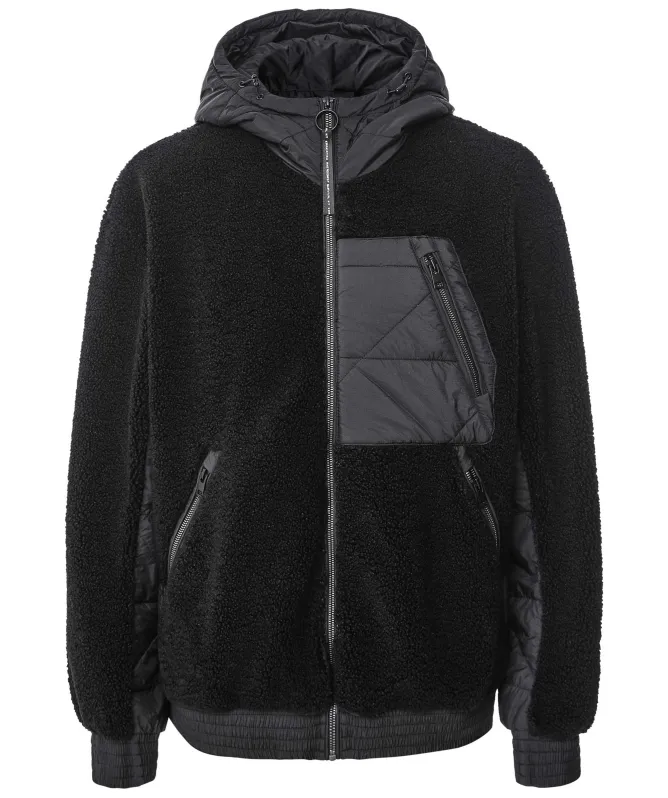 KRAKATAU PEEBLES Hooded Sherpa Jacket