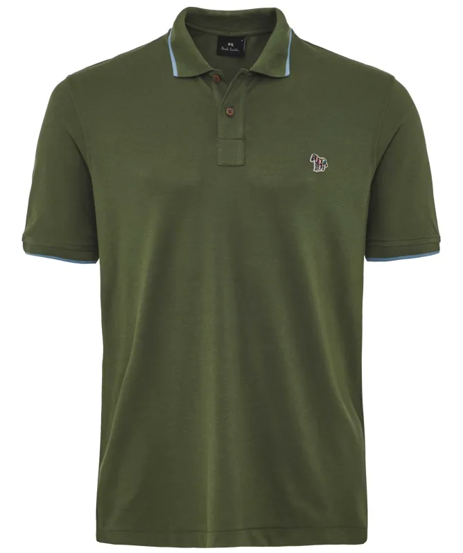 Paul Smith Slim Fit Tipped Zebra Polo