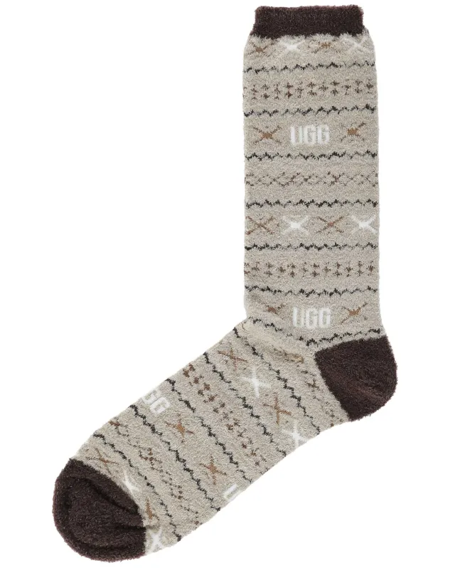 UGG Leslie Graphic Crew Socks
