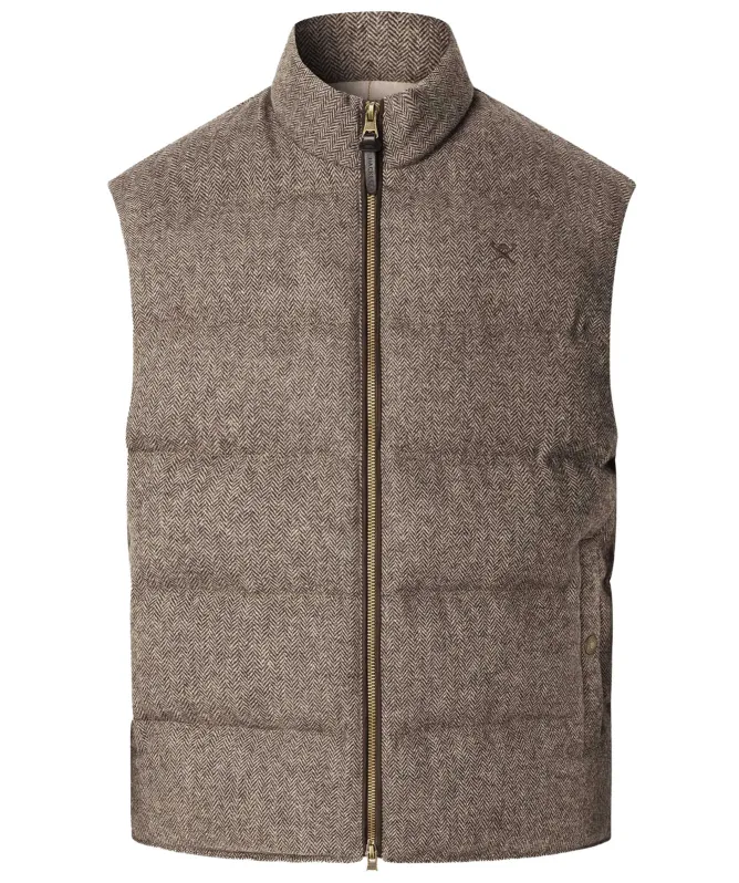 Hackett Padded Herringbone Gilet