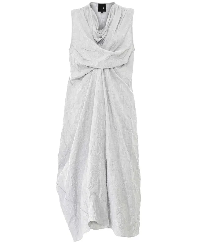 Sort Aarhus Malan Drape Maxi Dress