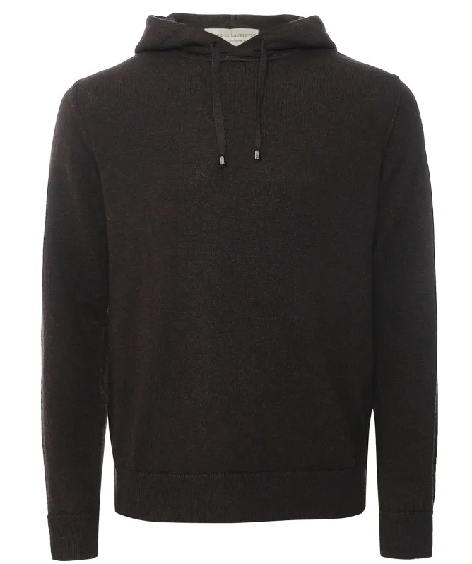 Filippo De Laurentiis Wool Cashmere Hoodie