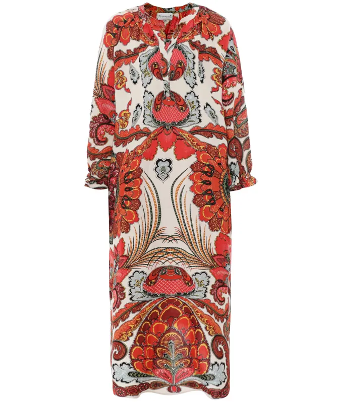 One Hundred Stars Fiesta Orange Raglan Dress