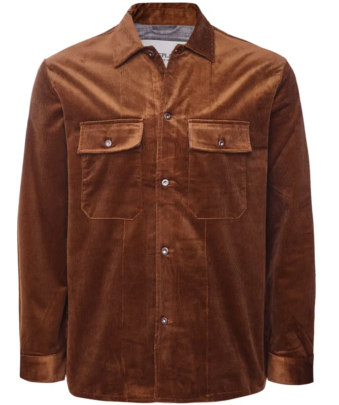 Replay Corduroy Pocket Overshirt