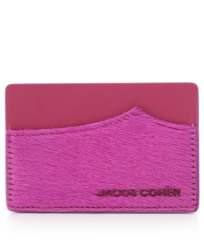 Jacob Cohen Pony Hide Card Holder