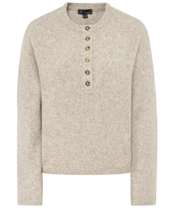 Nobody's Child Relaxed Fit Henley Sweater