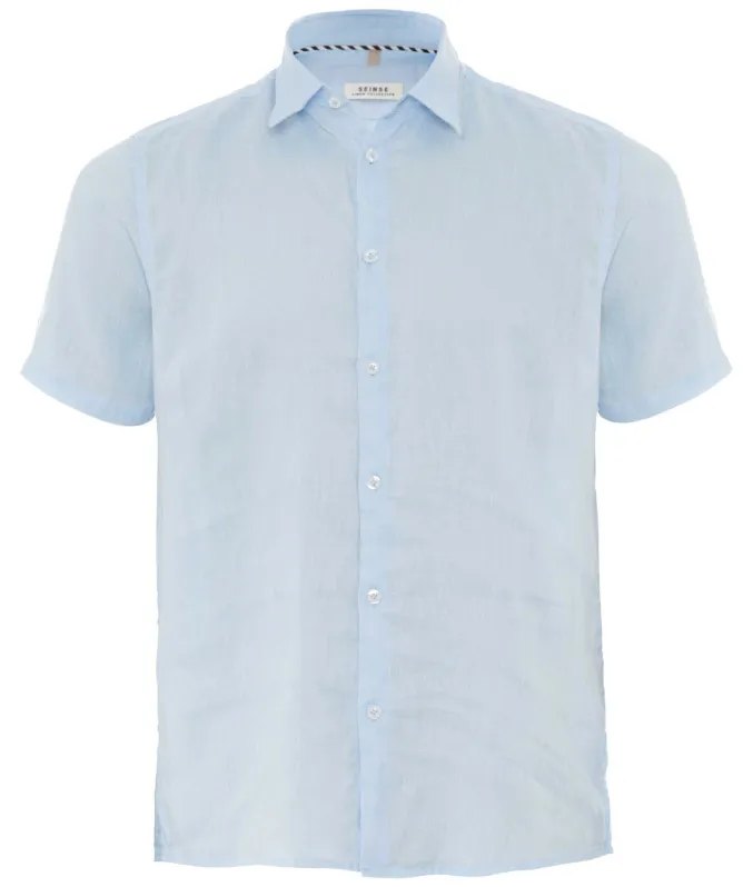Seinse Short-Sleeve Linen Shirt
