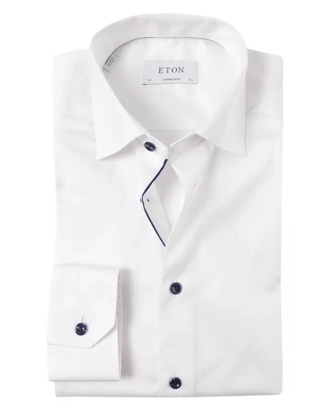 Eton Contemporary Fit Twill Shirt