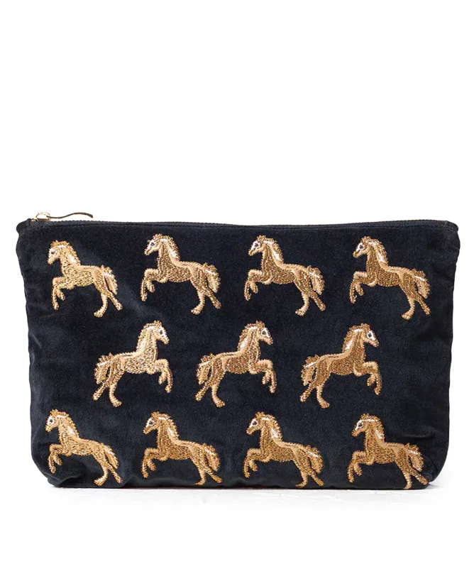 Elizabeth Scarlett Wild Horses Everyday Pouch