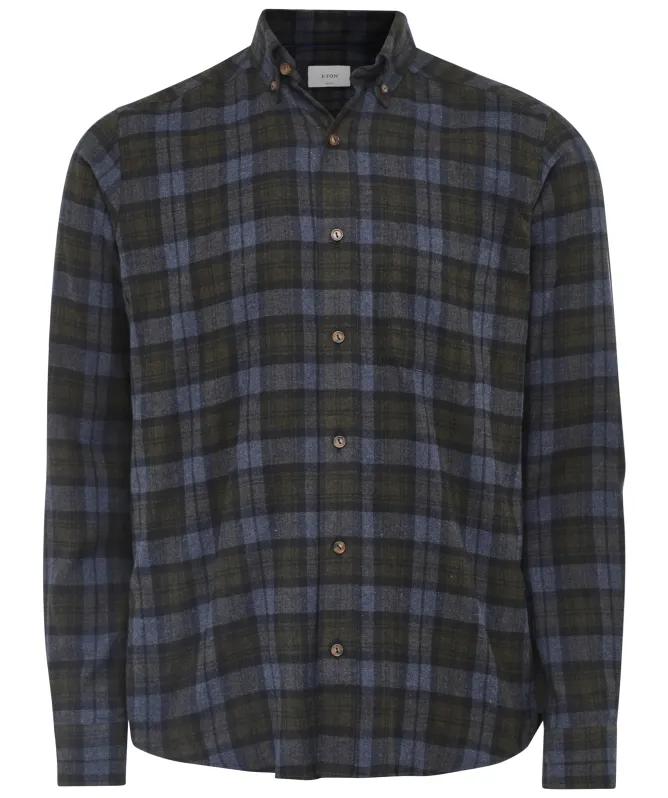Eton Check Flannel Shirt