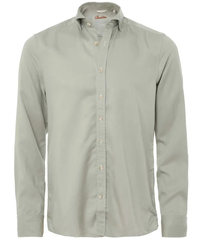 Stenstroms Slimline Lyocell Twill Shirt