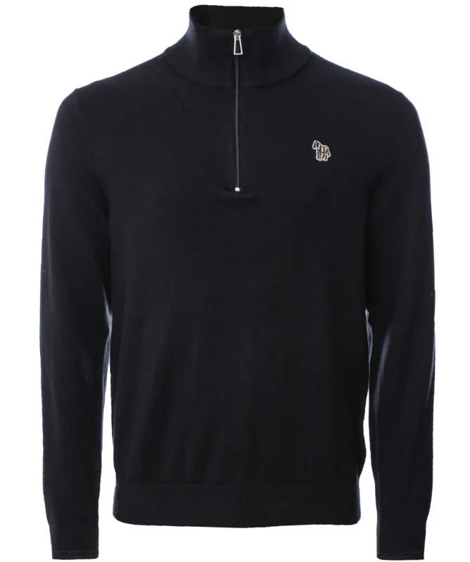 Paul Smith Half-Zip Zebra Jumper