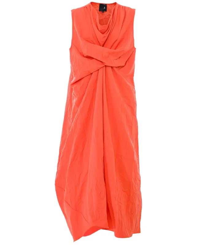 Sort Aarhus Malan Drape Maxi Dress