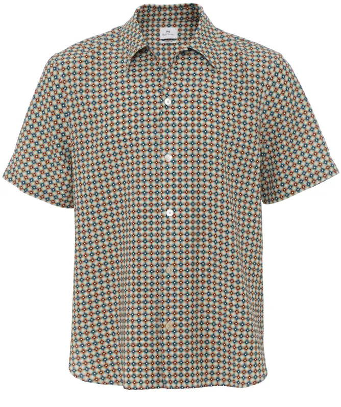 Paul Smith Casual Fit Geometric Shirt