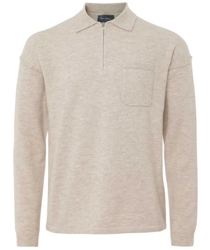 Oliver Sweeney Wool Alpaca Killala Zip Shirt