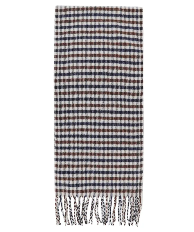 Aquascutum Club Check Merino Wool Scarf
