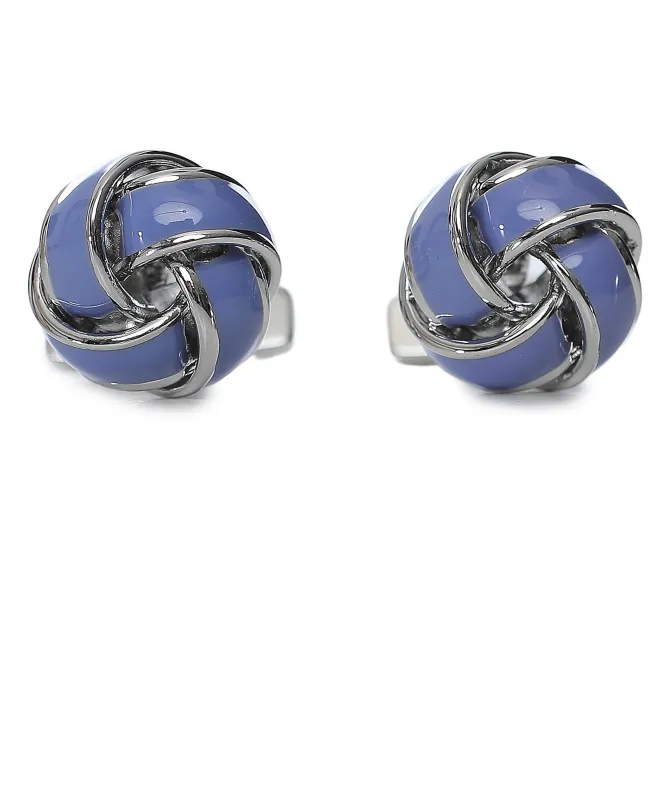 BOSS Enamel Knot Cufflinks