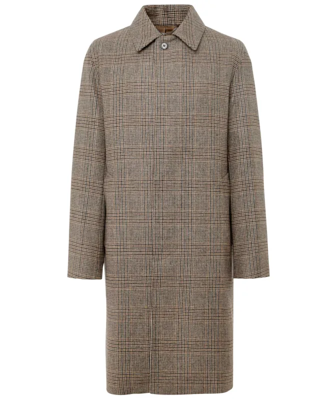 Mackintosh Wool Glencheck Dunkeld Coat
