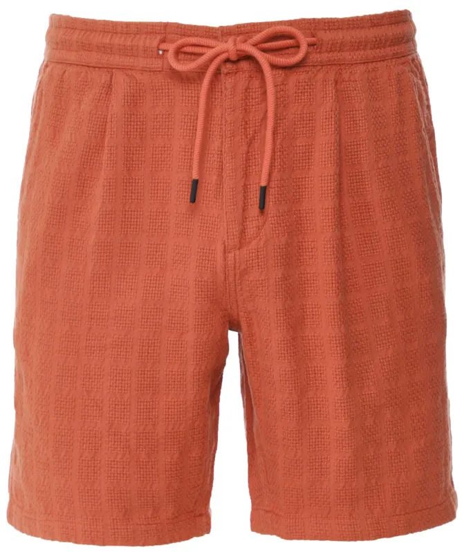 Knowledge Cotton Textured Organic Cotton Shorts