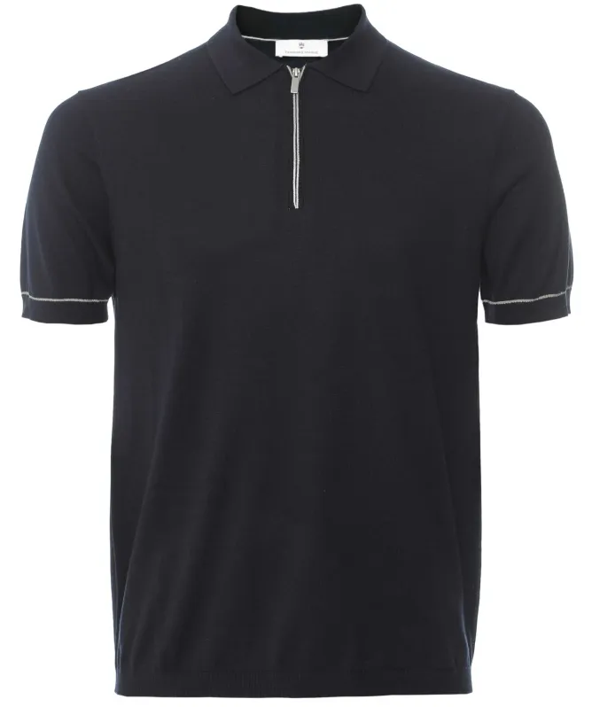 Thomas Maine Half Zipper Polo Shirt