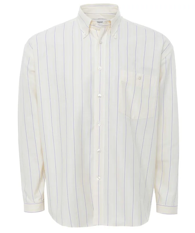unfeigned Striped Baggy Oxford Shirt