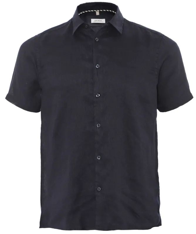 Seinse Short-Sleeve Linen Shirt