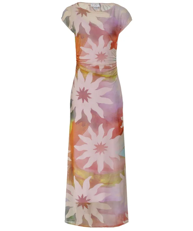 Never Fully Dressed Abstract Soleil Luna Mesh Dress