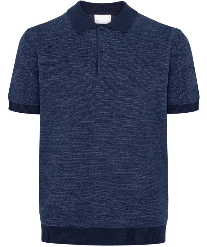 Knowledge Cotton Knitted Cotton Polo