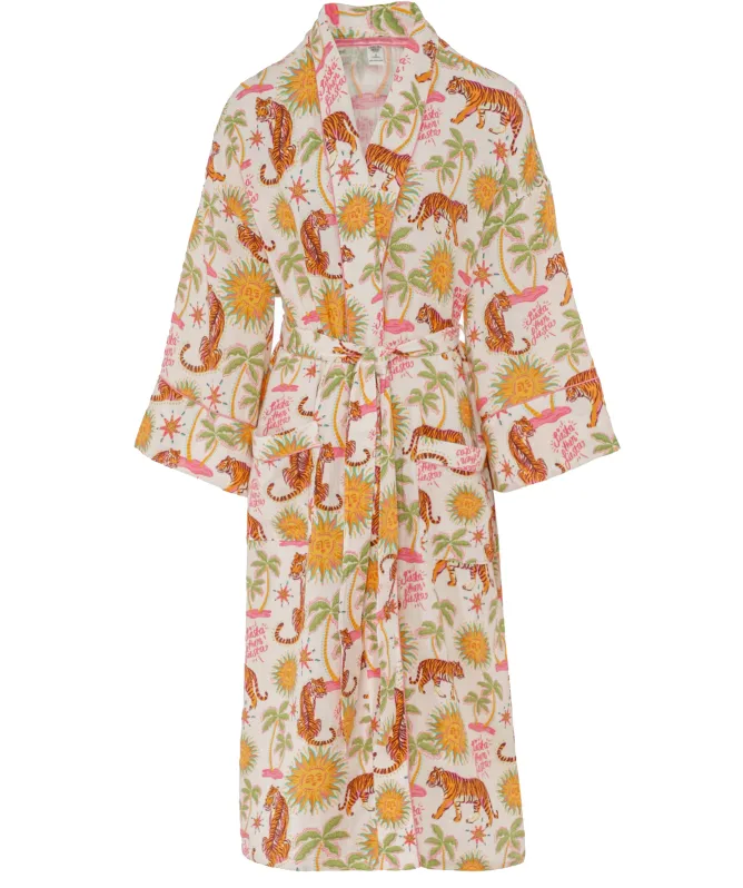 Chelsea Peers Siesta Tiger Print Robe