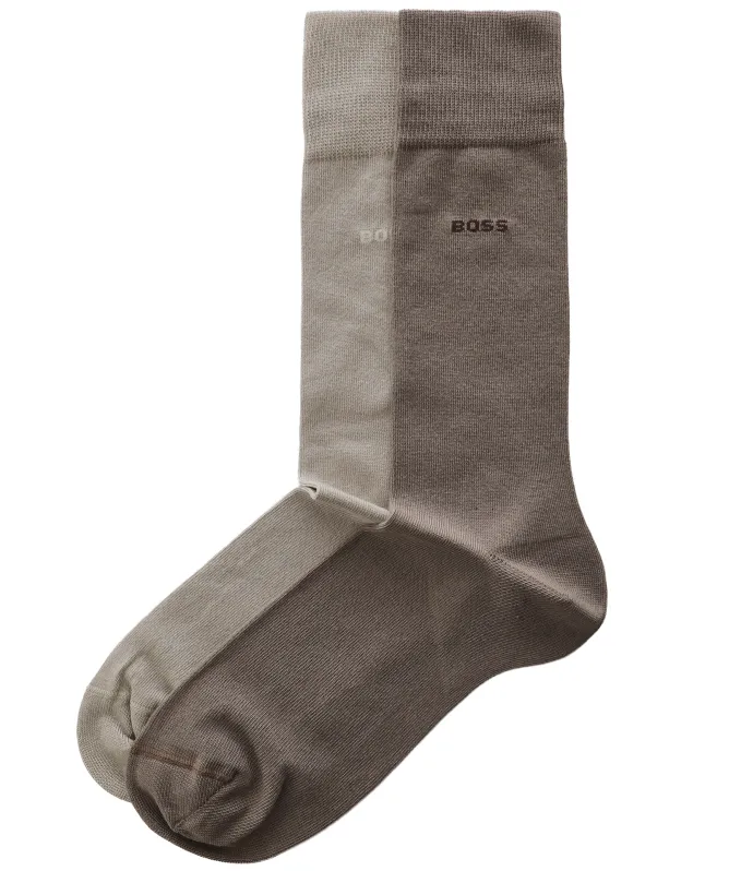 BOSS Soft Compact Cotton Business Socks 2 Pack