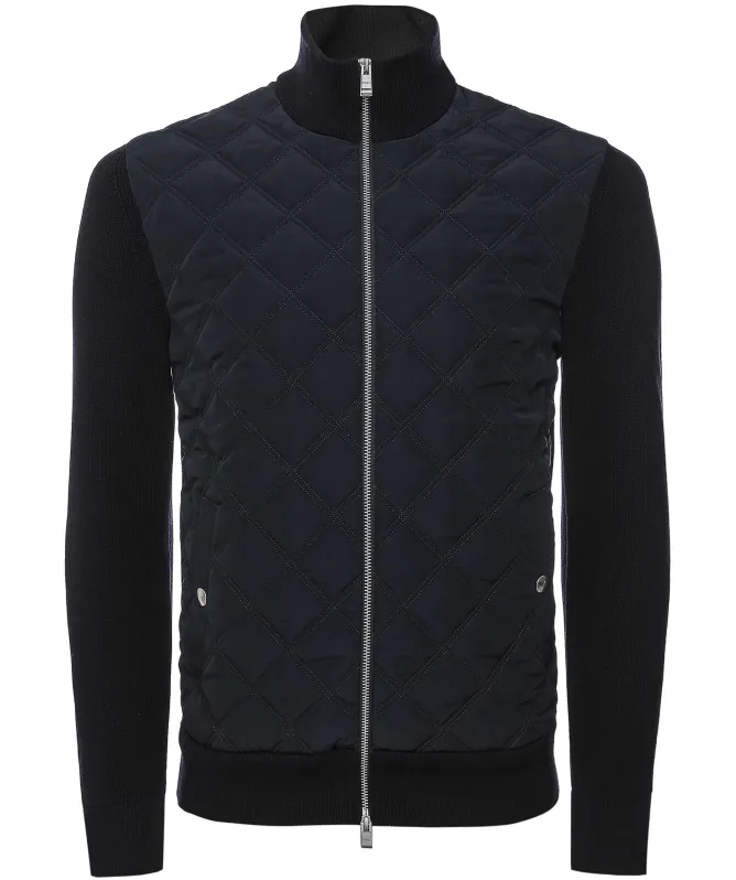 BOSS Quilted Front Zipper Jacket