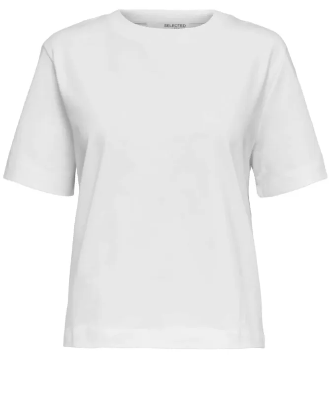 Selected Boxy Short-Sleeve T-Shirt