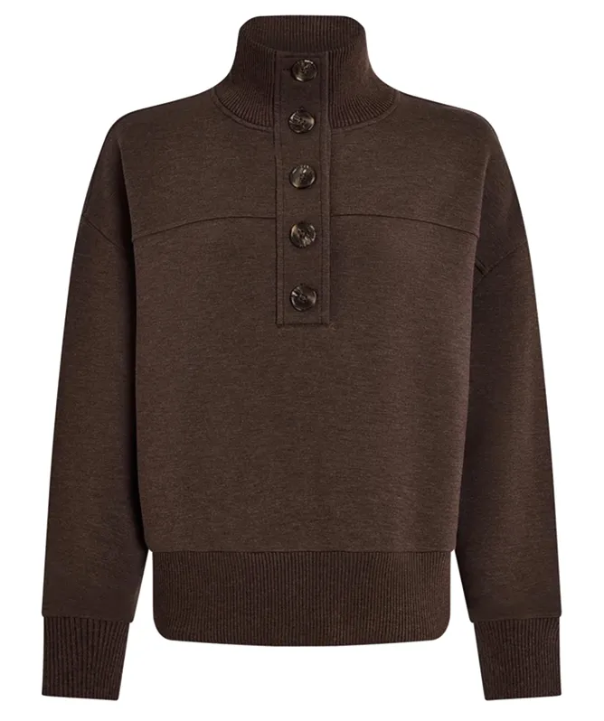 Varley Bronya Button Placket Sweat