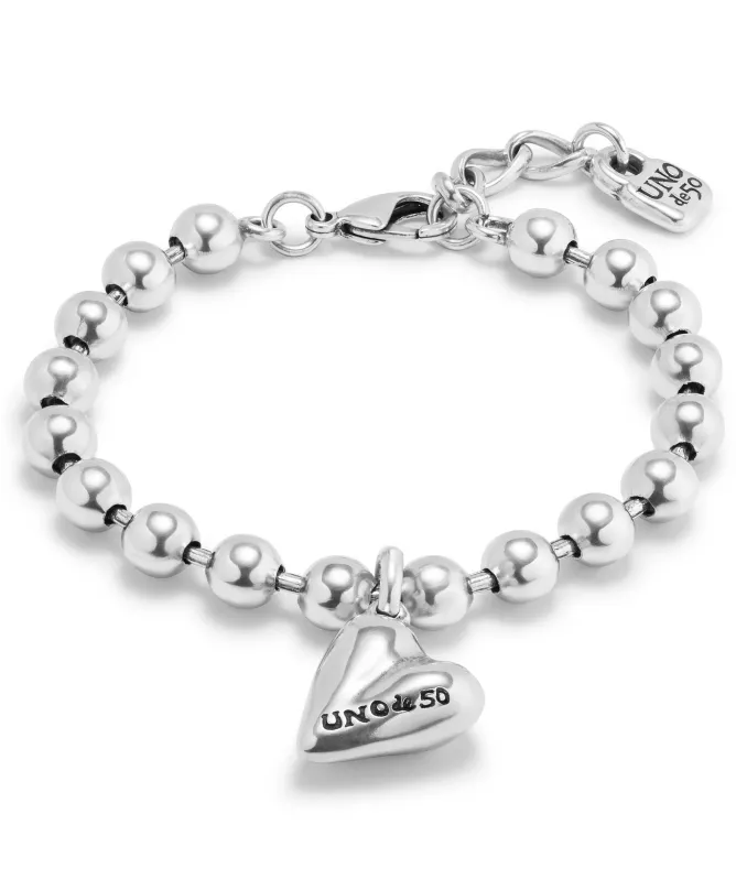 UNOde50 Cupido Heart Charm Bracelet