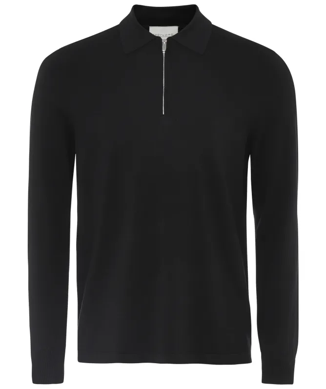 Profuomo Polo Half Zipper Sweater