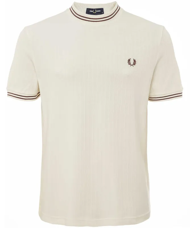 Fred Perry Ribbed Jersey T-Shirt
