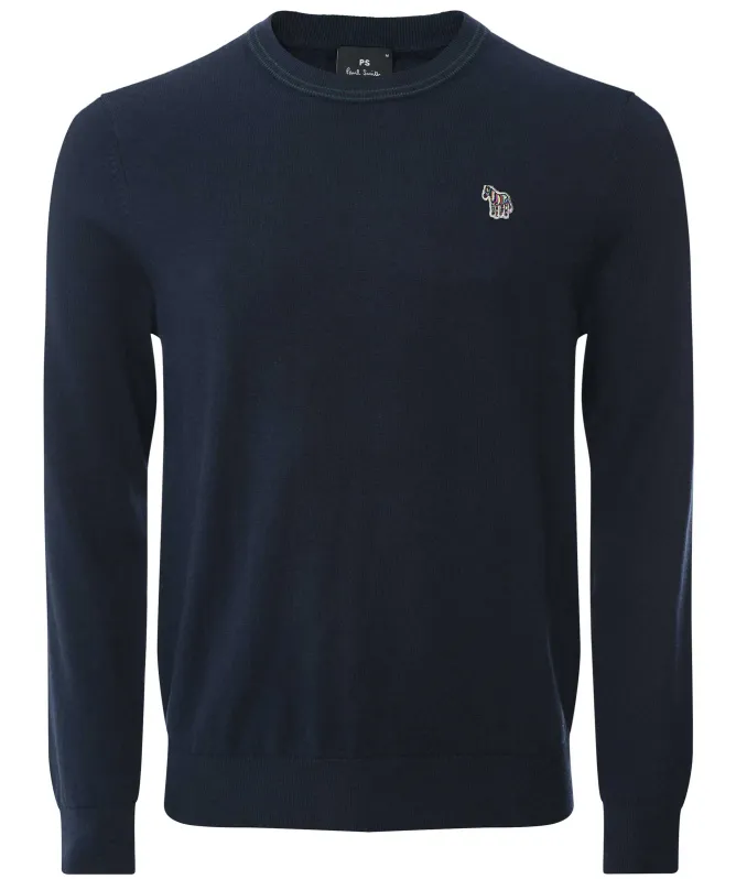 Paul Smith Crew Neck Zebra Jumper