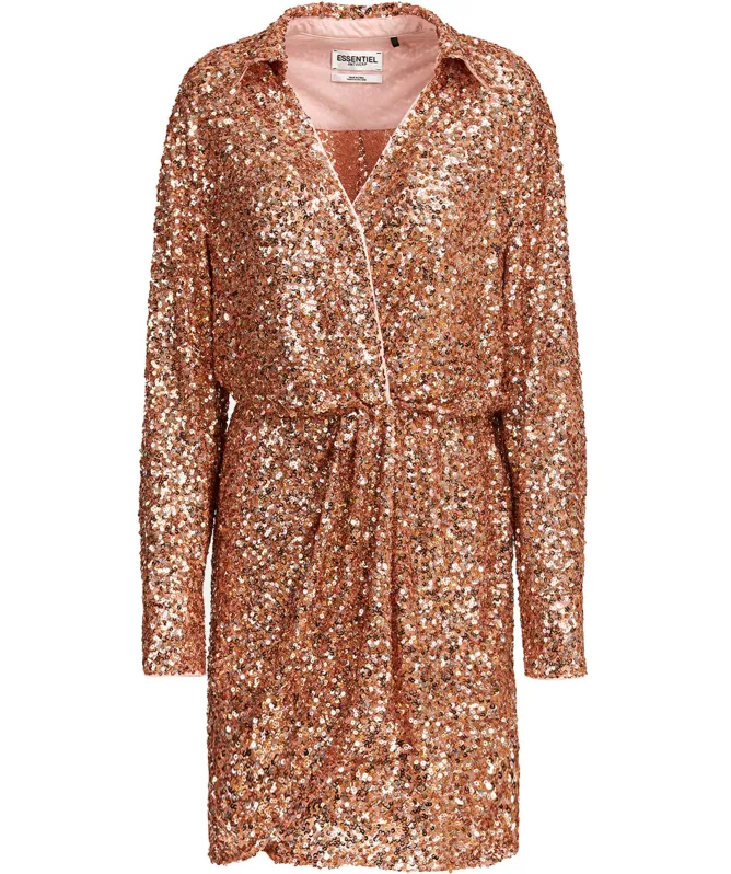 Essentiel Antwerp Sequin Entire Dress