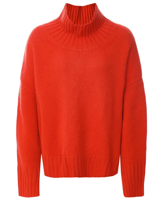 Soft Goat Girlfriend Turtleneck Cashmere Jumper