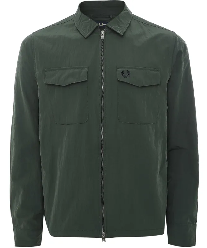 Fred Perry Textured Zip Overshirt