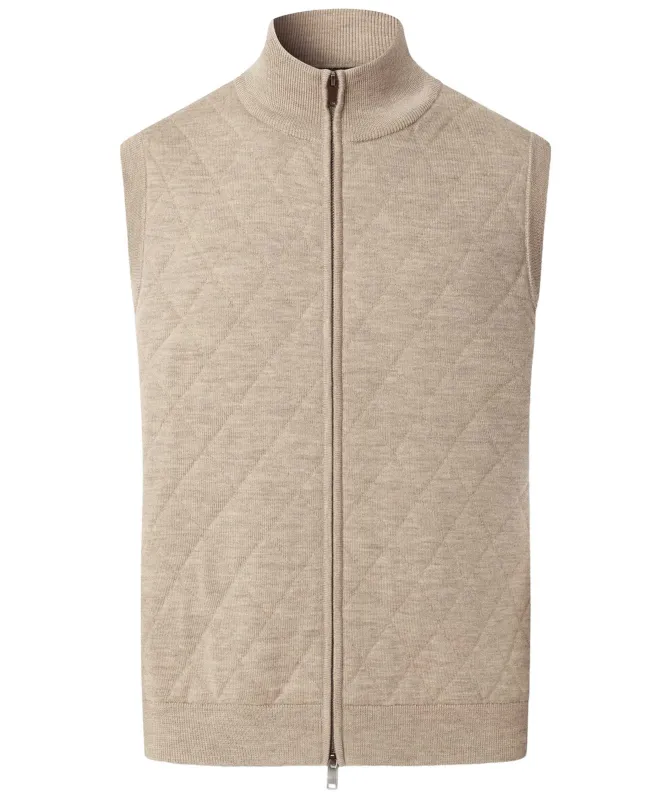 Hackett Quilted Knit Gilet