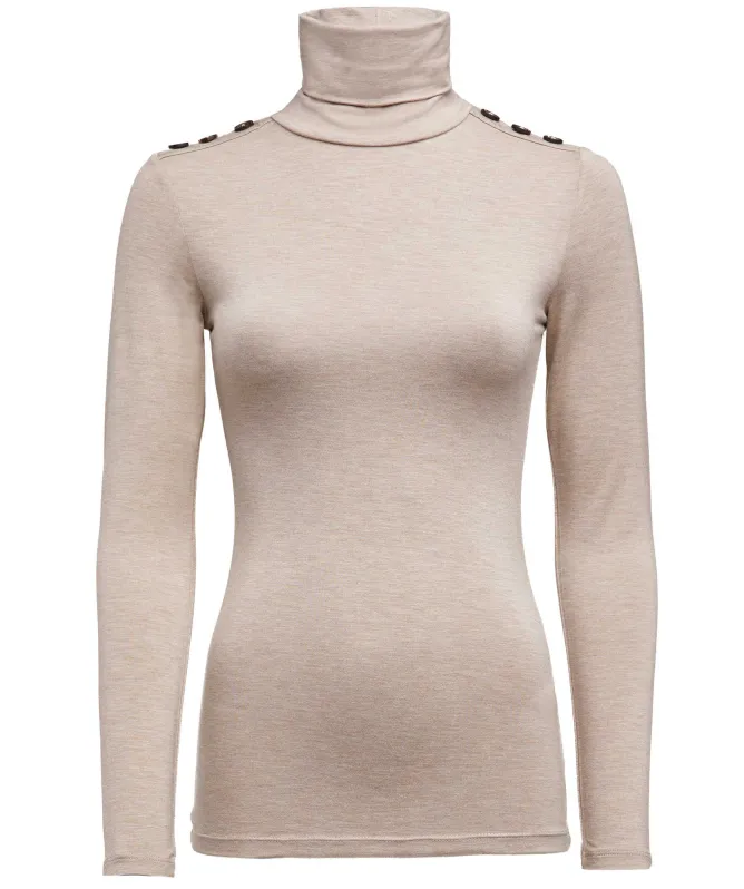 Holland Cooper Long Sleeve Roll Neck Top