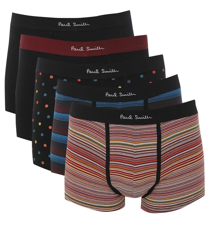 Paul Smith Spot & Stripe Mix Boxer Briefs 5 Pack