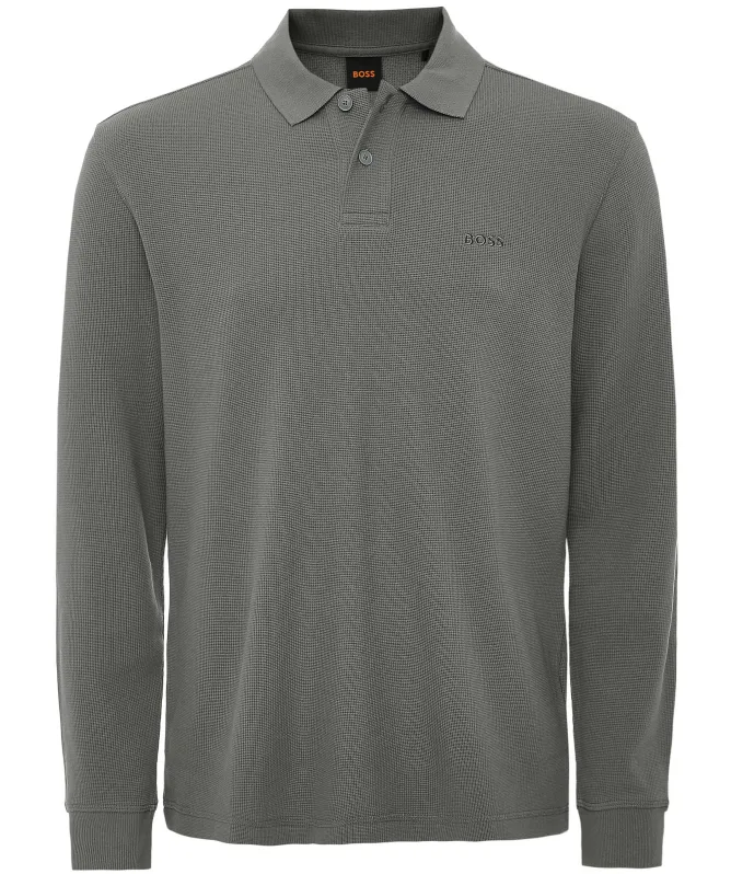 BOSS Waffle Petempestolong Polo Shirt